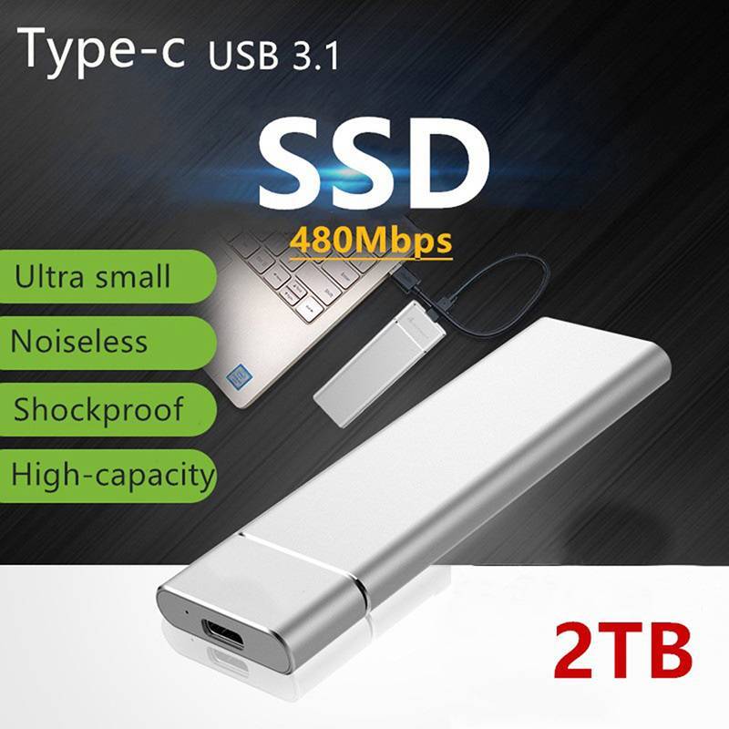 SWEET 4TB SSD gắn ngoài 1TB 2TB 500GB Ổ cứng thể rắn di động USB 3.1 Bên ngoài n