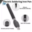 Bút hàn điện có thể sạc lại USB 510 Thread, Dụng cụ hàn điện tử di động 1100mAh