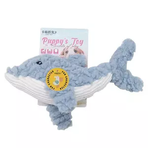 【Ready Stock】 Dog Toy Sound Self-Hi Relieving Stuffy Molars Bite Not Bad Teddy Corgi Bichon Gold Plush Pet Supplies MuoP