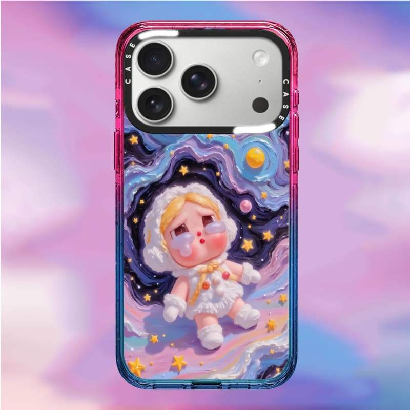 CASECASE X Khóc Bé Giấc Mơ Ốp Lưng Cotton Kẹo Trong Suốt Cứng Hút Từ Tính Tác Động Dành Cho Apple IPhone 12 13 14 15 16 17 Pro Max Plus Không Khí Có Hộp