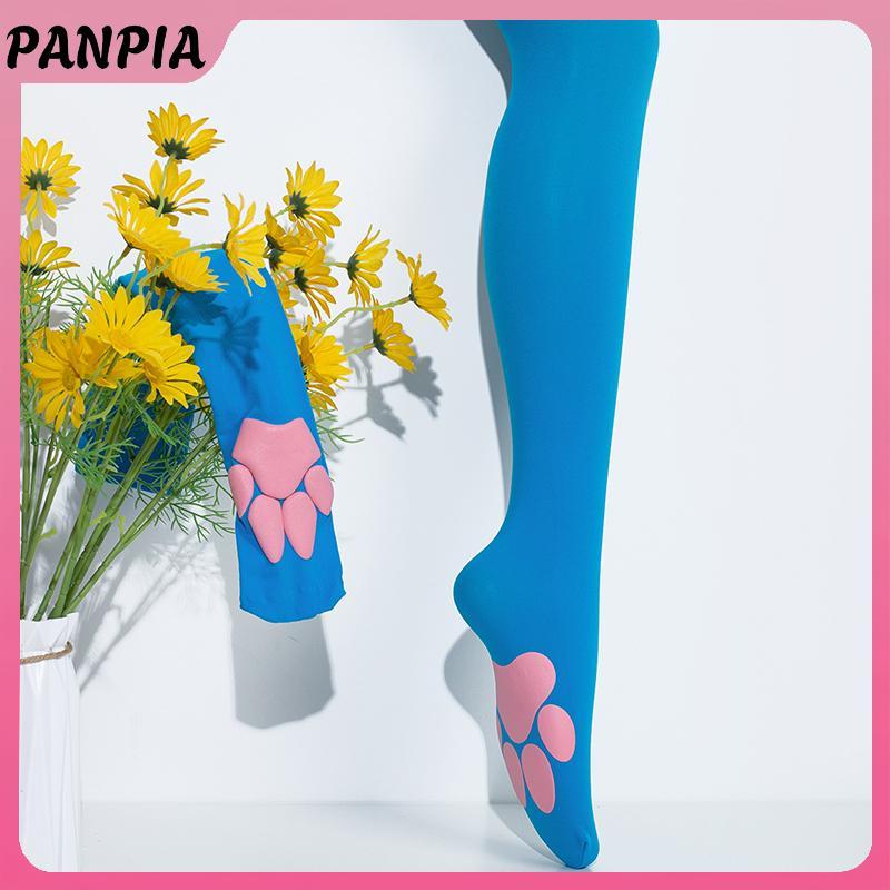 PNPIA- Chân Dễ Thương Đùi Vớ Cao Gothic Bé Gái Mèo Con Paw Pad Trên Đầu Gối Vớ Nữ Chắc Chắn Dài Boot Tất Cosplay Trang Phục