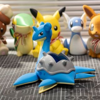 Pokémon Laplace Hình Hộp Xà Phòng Hoạt Hình Hàng Hóa Mới Sáng Tạo Để Bàn Bút Đồ Lặt Vặt Hộp Bảo Quản Nhỏ