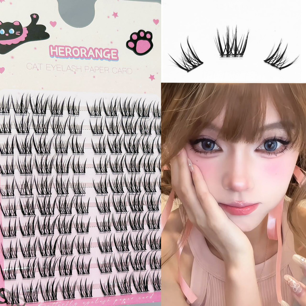 Cosplay tự nhiên Lông mi giả Cụm lông mi mở rộng cho cuộc sống hàng ngày hoặc những dịp quan trọng