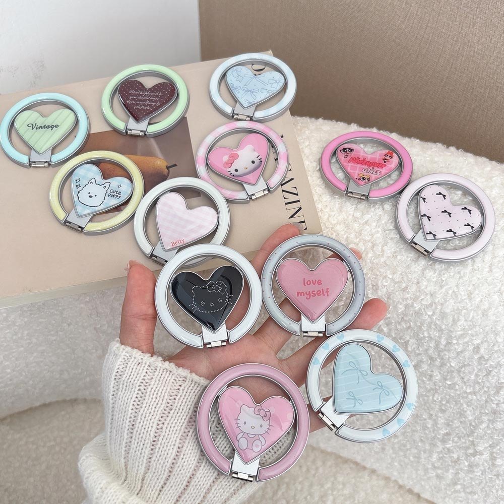 Popsocket Ins Love Magnet Giá đỡ điện thoại có thể gập lại cho điện thoại nam châm