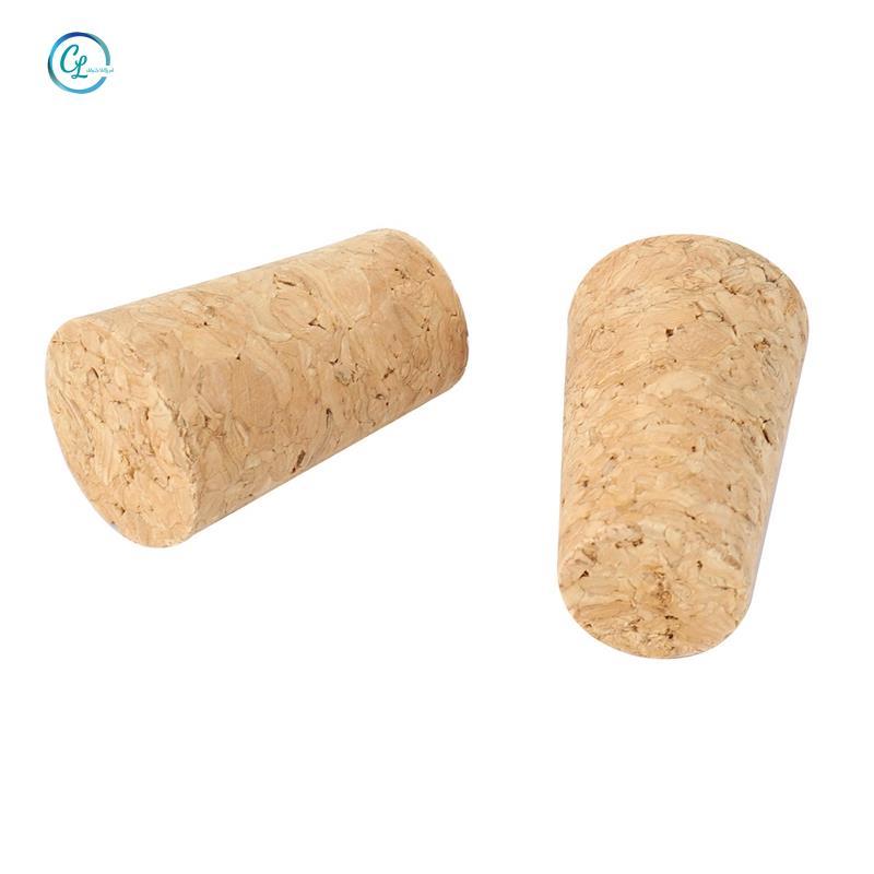 40 chiếc nút chặn rượu gỗ tự nhiên, nút chai gỗ, nắp niêm phong chai bia, phích cắm nón