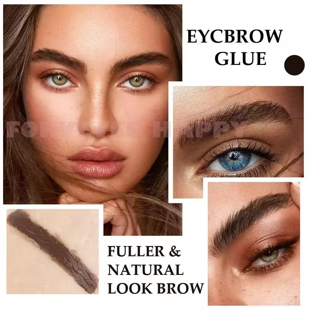 Mascara Lông Mày Chống Thấm Nước - 3 Màu Nâu Đậm Tự Nhiên Có Cọ