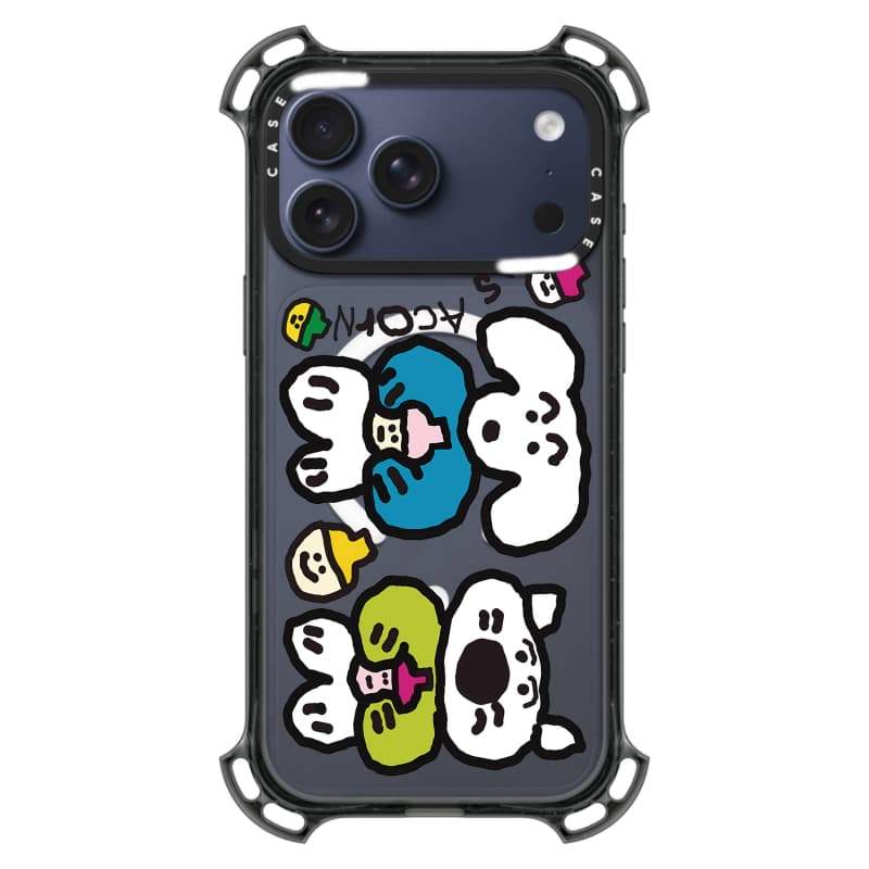 CASECASE X Chai Dog Case Hút từ tính Mặt sau Acrylic cứng cho Apple IPhone 14 / 15 / 16 / 17 Pro Max với bao bì cao cấp