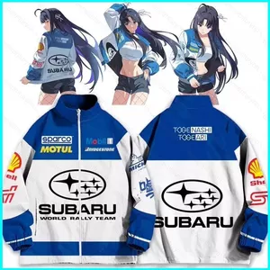 Áo khoác hoodie unisex GN Girls Band Cry Subaru 486 gbc anime, có dây kéo