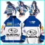 Áo khoác hoodie unisex GN Girls Band Cry Subaru 486 gbc anime, có dây kéo