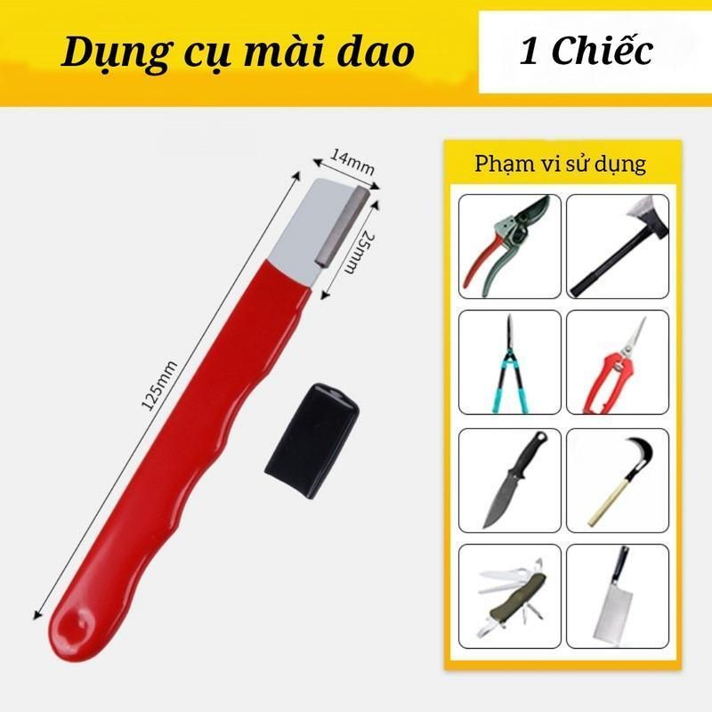 [Bộ 2 Chiếc] Dụng Cụ Mài Dao Kéo Đa Năng Cầm Tay Siêu Bén, Mài Kim Loại, Dao Cắt Tỉa, Đá Mài Cầm Tay Dao Kéo