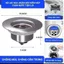 Bộ Lọc Rác Bồn Rửa Bát Có Giỏ Lọc Thức Ăn Thừa, Tích Hợp Nút Chặn Thoát Nước, Ngăn Mùi Hôi, Ngăn Chặn Tắc Nghẽn