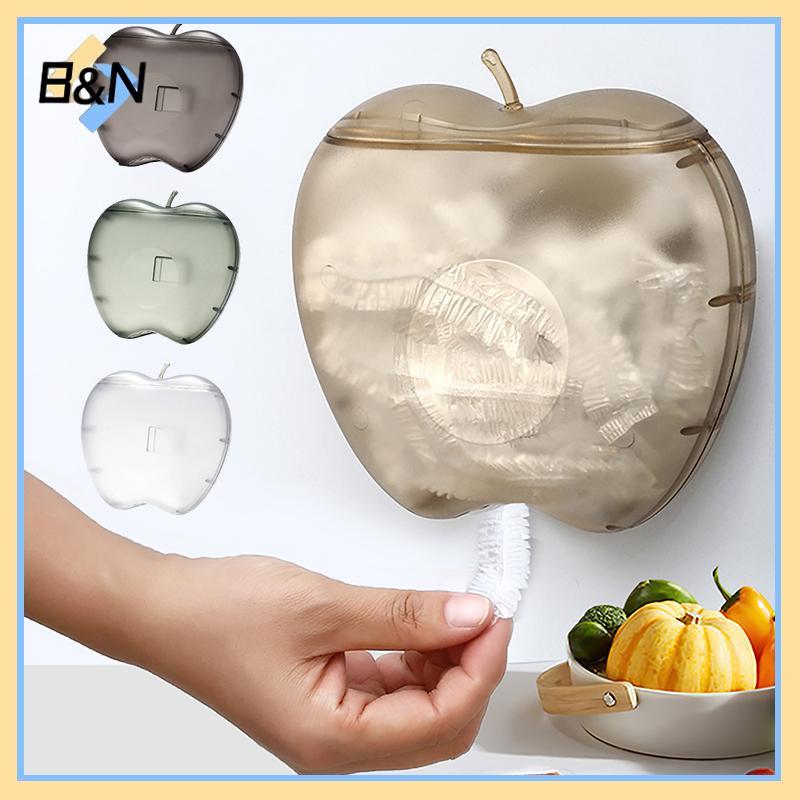 B & N Fresh Giữ Túi Hộp Bảo Quản Trong Suốt Treo Tường Chống Bụi Đa Năng Hình Trái Cây Hộp Tắm Phim Dùng Một Lần.