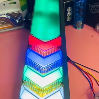 Thanh đèn led 60cm trang trí xe ô tô nhiều chế độ điện chung
