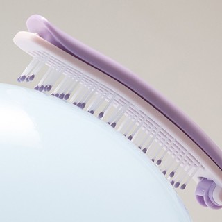 Jay Có Thể Gập Lại Lược Tóc Có Gương Lông Nylon Lược Chải Tóc Lý Tưởng Cho Massage Da Đầu Nhẹ Nhàng Và Dễ Dàng Bảo Quản Trong Túi