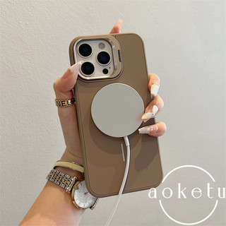 Ốp điện thoại giá đỡ ống kính từ tính silicon mới phù hợp cho iPhone 11 12 13 14 15 16 Pro Max bao gồm tất cả chống rơi, chống bụi bẩn, vỏ cứng silicon tản nhiệt