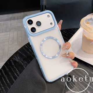 Ốp điện thoại khung màu vòng từ mờ ba trong một phù hợp cho iPhone 13 14 15 16 17 Pro max bao gồm tất cả các ốp lưng chống rơi