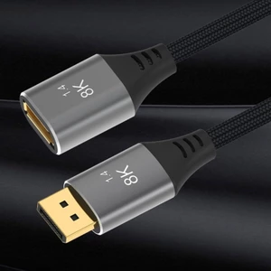 Cáp WU 1 4 8K 60Hz Nam sang Nữ 4K 144Hz Dây mở rộng cho PC TV và kết nối máy chiếu