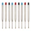 COO 9 Chiếc Kim Loại 1 Mm Bút Điểm Nạp Bút Bi Nạp Điểm Bút Nạp Lại Bút Nạp Lại