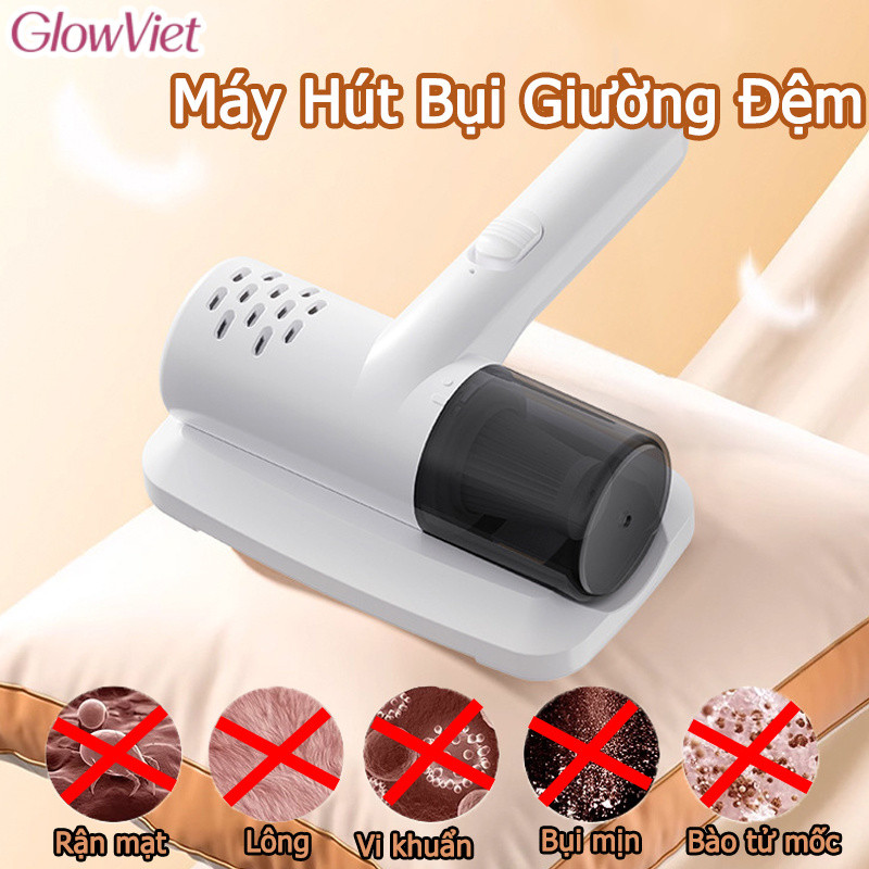 Máy Hút Bụi Giường Đệm,Cầm Tay Tiện Lợi,Lực Hút Mạnh, Hút Lông Động Vật,Khử trùng bằng tia cực tím