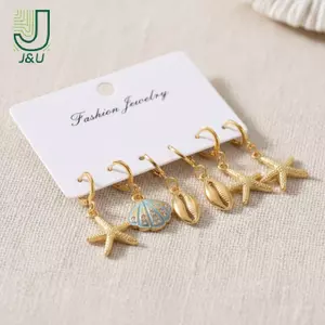 Bộ trang sức bông tai và vòng vàng phong cách boho mùa hè, phù hợp cho các bữa tiệc