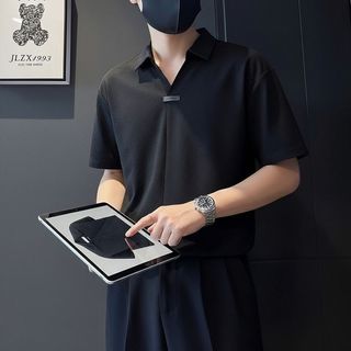 Áo sơ mi ngắn tay không nhăn dành cho nam, phù hợp thời tiết ấm áp