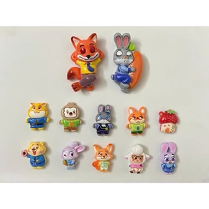 Charm gắn dép Thỏ và Cáo 10 chi tiết- Zootopia vui nhộn dễ thương