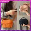 E-WOITD Thời Trang Macaron Nylon Vuông Túi Vải Nhẹ Túi Đeo Vai Đa Năng Messenger Túi Điện Thoại Di Động E-WOITD