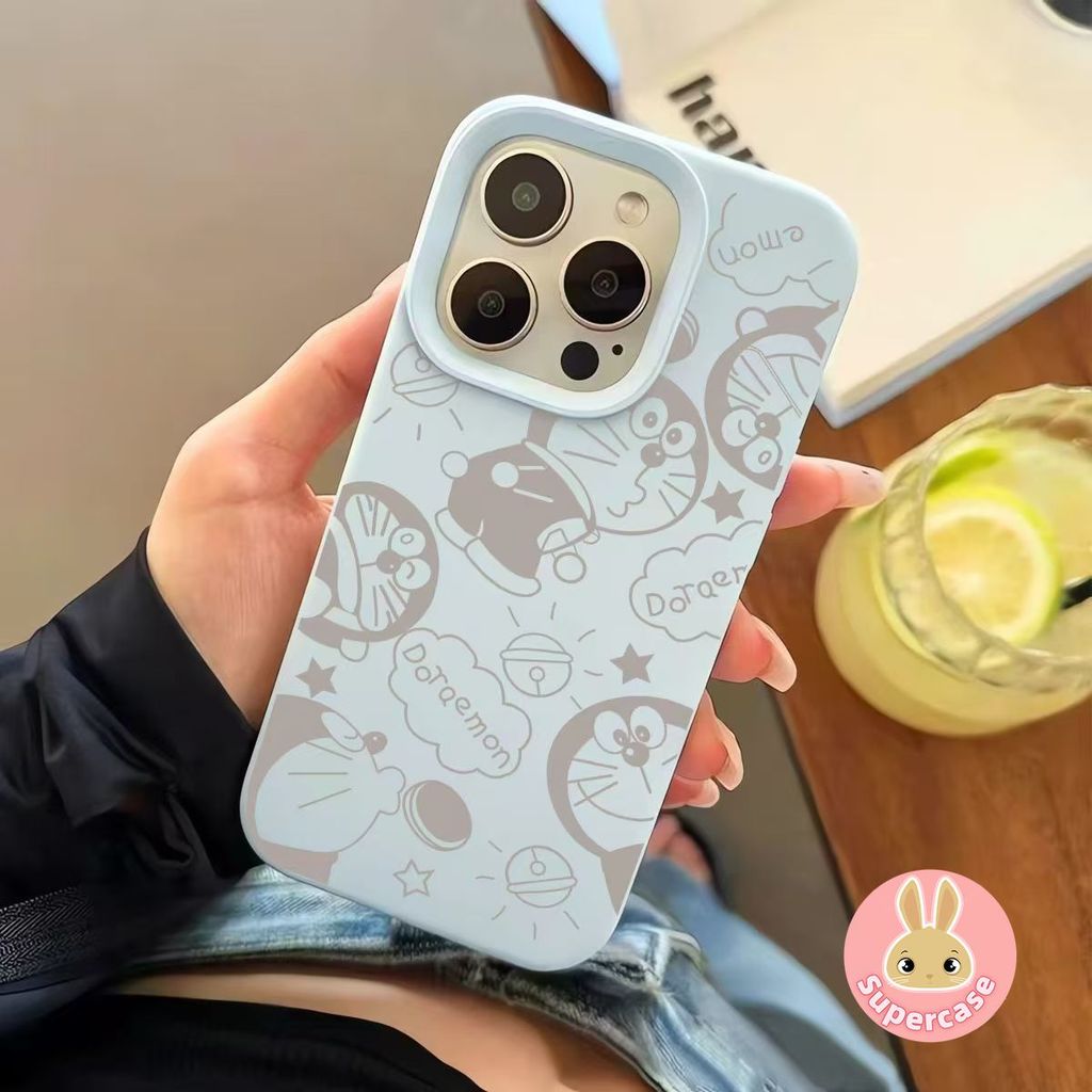 Ốp Điện Thoại Hoạt Hình Doremon Cho Xiaomi 17 Pro Max 15 14 Civi 13 Pro Vỏ Màu Siêu Kẹo Dễ Thương Ngộ nghĩnh Mờ Chống Sốc Ốp Lưng Mềm