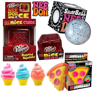 Còn hàng Schylling Needoh 2026 Phiên bản giới hạn Dr Pepper Nice Cube Suptid Squishy Fidget Toy