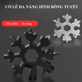 Cờ lê vạn năng 18 trong 1 nhỏ gọn tiện mang theo Cờ lê hình bông tuyết،Mở ốc, bu lông