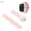 Apill Đồng hồ thông minh Smartwatch Điều chỉnh miễn phí Dây đeo đồng hồ silicon thân thiện với da chống mất Mềm mại cho Amazfit Bip U đen