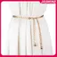 Jasmine Thắt Lưng Nữ Retro Bạc Khắc Rỗng, Dây Xích Kim Loại Tròn Thanhtags