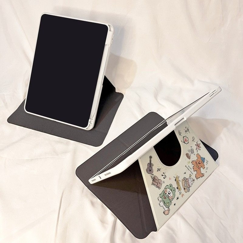 Ốp Bảo Vệ Cho iPad Air6 / Air7 / Air8M2 / M3 Air4 / 5 gen11 A16 Thế Hệ Thứ 10 2026 Gen12Gen7 Gen8 Gen9 Mini6 / 7 air11 / 13inch A17 Pro pro122.9 M4 / M5 Xoay ốp Máy Tính Bảng