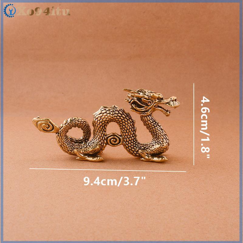 XOITU Quái Vật Trung Quốc Tượng Rồng Đồng Tượng Đồ Trang Trí Cổ Đồng Thần Thoại Động Vật Thu Nhỏ Trang Trí Nhà Cửa Thủ Công Bộ Sưu Tập VN