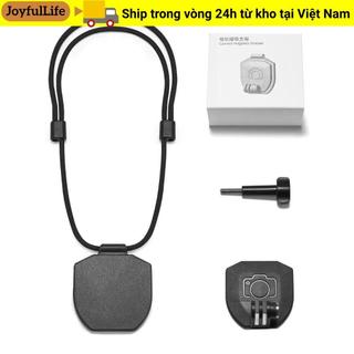 Giá đỡ cổ máy ảnh từ tính JOYFULLIFE, Dây đeo cổ phát hành nhanh ổn định, bền bỉ với giá đỡ treo dây buộc cho DJI Action 6 / 5Pro / 4 / Pocket 3 / Insta360 X5 X4