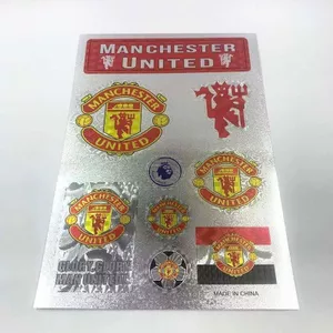 Quạt Bóng Đá Manchester United Quốc Huy Laser Phản Quang Xe Dán Trang Trí Liverpool Chelsea Đội Bóng Đá Câu Lạc Bộ Logo Decal Cho Xe Máy Laptop