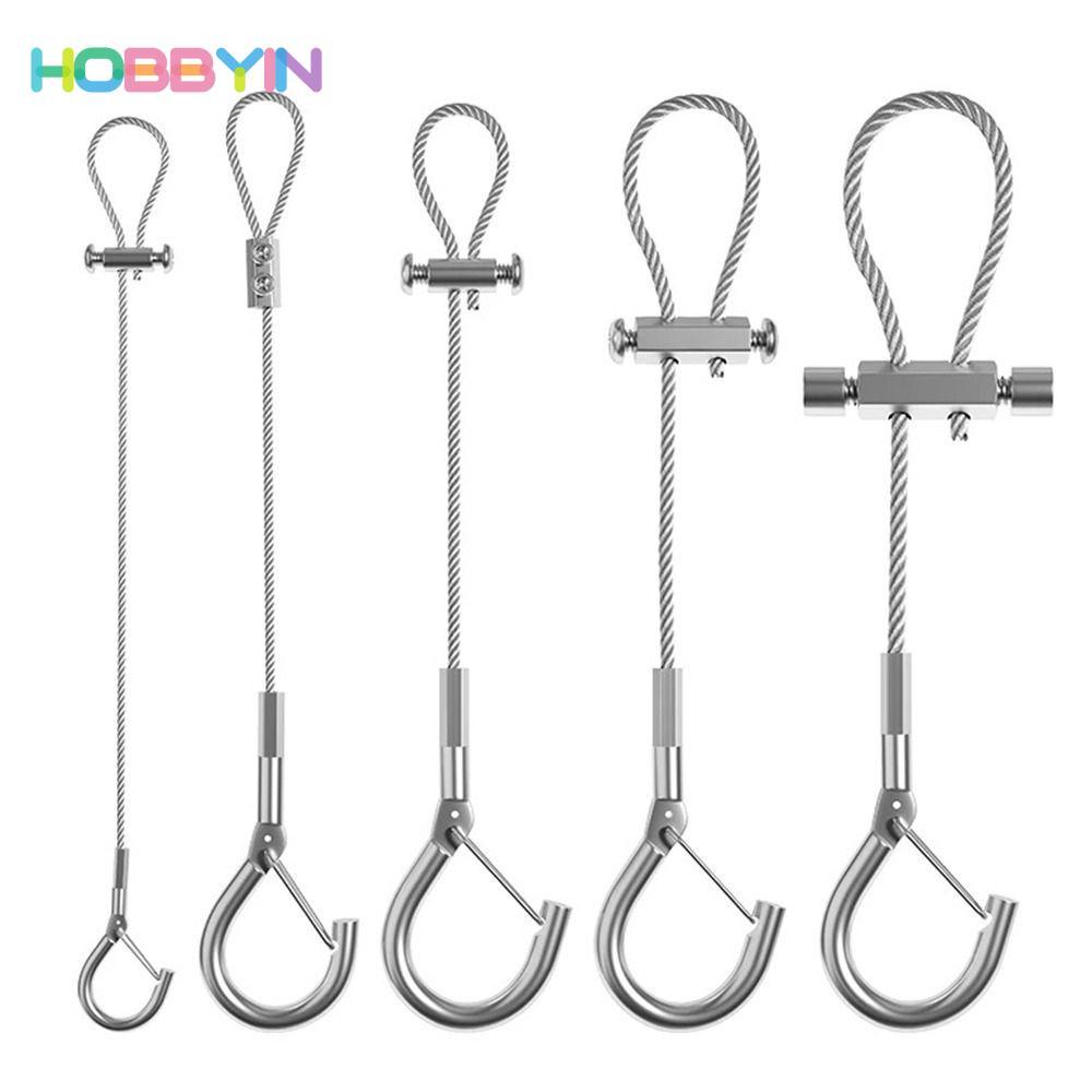 Dây treo HOBBYIN, Dây thép không gỉ có thể điều chỉnh, Chất lượng cao có khóa dây treo chiếu sáng