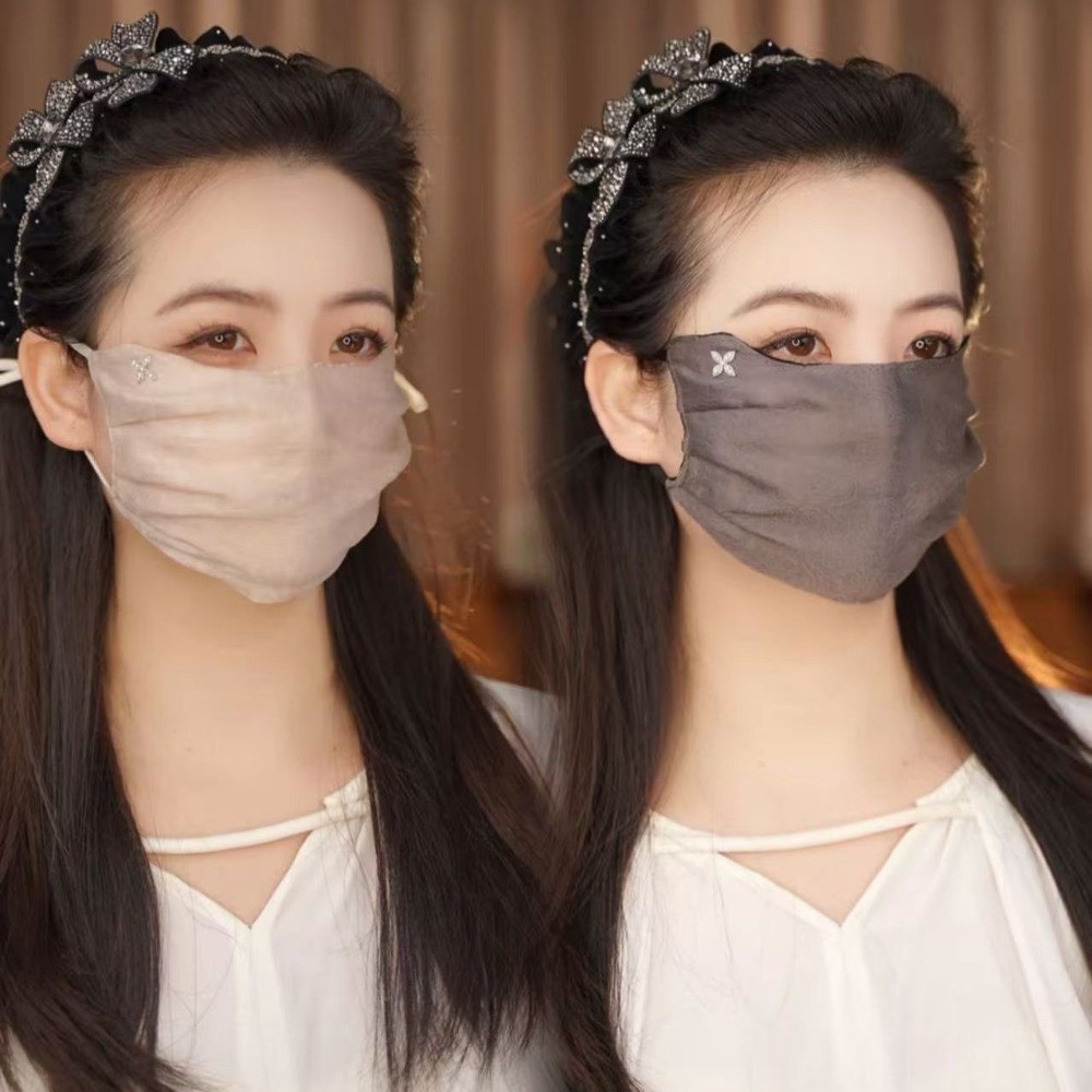 Kem Chống Nắng RTJIFSS Thoáng Khí, Chống Tia UV, Có Thể Giặt, Lưới Che Mặt Khăn Unisex