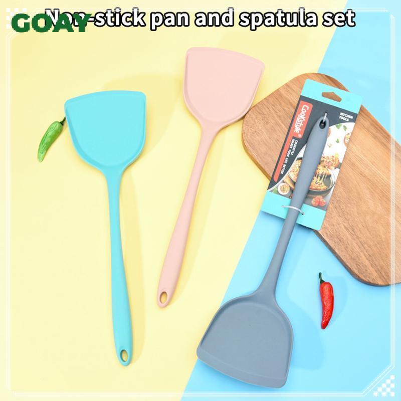 GOAY Non Sti Silicone thìa Turner cho nhà bếp Trứng chiên chịu nhiệt Pancake Dụng cụ nấu ăn VN