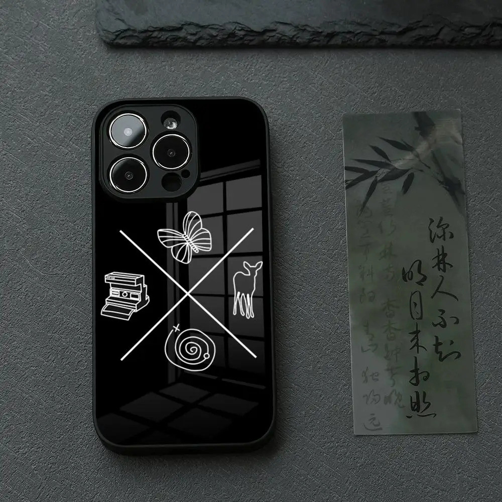 BK-1 Life Is Strange Ốp Điện Thoại IPhone 17 16 14 Pro 15 13 12 Max 11 XR XS 6 Air 7 8 6s X Luxury Glass Cove