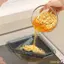 Giỏ thoát nước bồn rửa có thể tháo rời, Bộ lọc nắp dưới có thể mở được Bộ lọc bồn rửa nhà bếp nhanh chóng, Hộp đựng rác bồn rửa tam giác đa chức năng chống rò rỉ riêng biệt