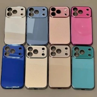 Ốp Bảo Vệ Camera Kính Cường Lực Sang Trọng Cho iPhone 17 16 15 14 13 12 11 Pro Max Mạ Ốp điện thoại Cứng Chống Sốc