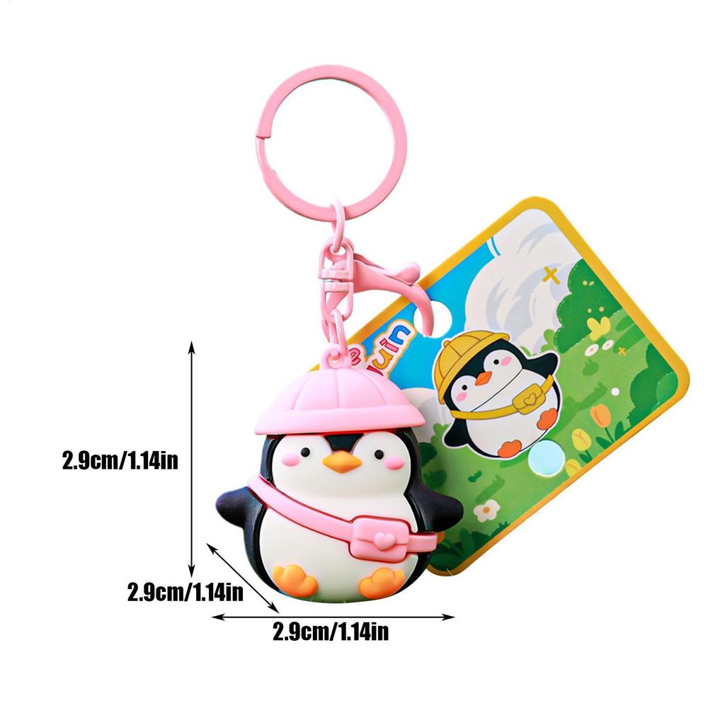 Cute Penguin Keychain Cute Penguin Backpack Keychain Men's Fashion for Birthday School Party Travel Offices junlavn