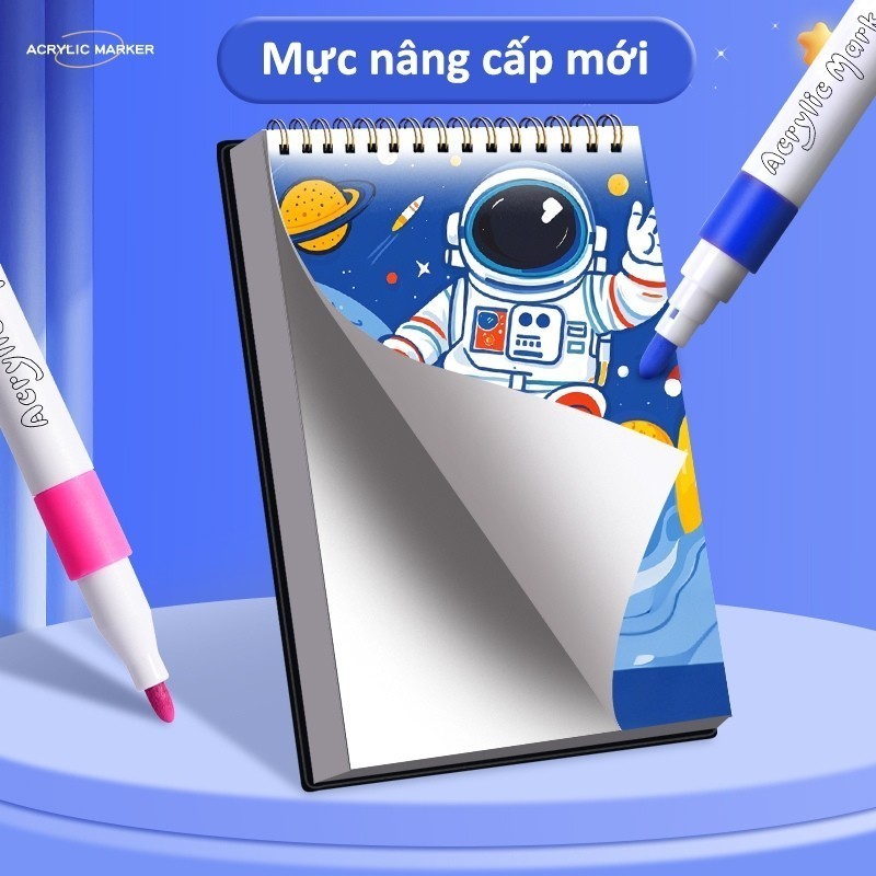 Bộ vẽ tranh bút acrylic marker cao cấp 12/24/48 màu – Dành tặng trẻ khám phá nghệ thuật mỗi ngày.