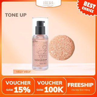 VELY VELY Vitamin Dark-spot Tone-up Sun Serum 30ml- SPF50+ PA++++ Heri Skin