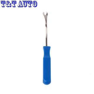 Bộ dụng cụ nạy chốt ốp cửa ô tô tuốc nơ vít cạy màu xanh 4 inch Móng tay loại bỏ،Tháo kẹp, kìm nhựa