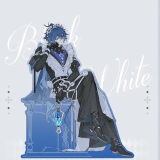 Mô hình Standee anime Genshin Impact Wriothesley Kaeya Neuvillette trang trí bàn học decor quà tặng fan game
