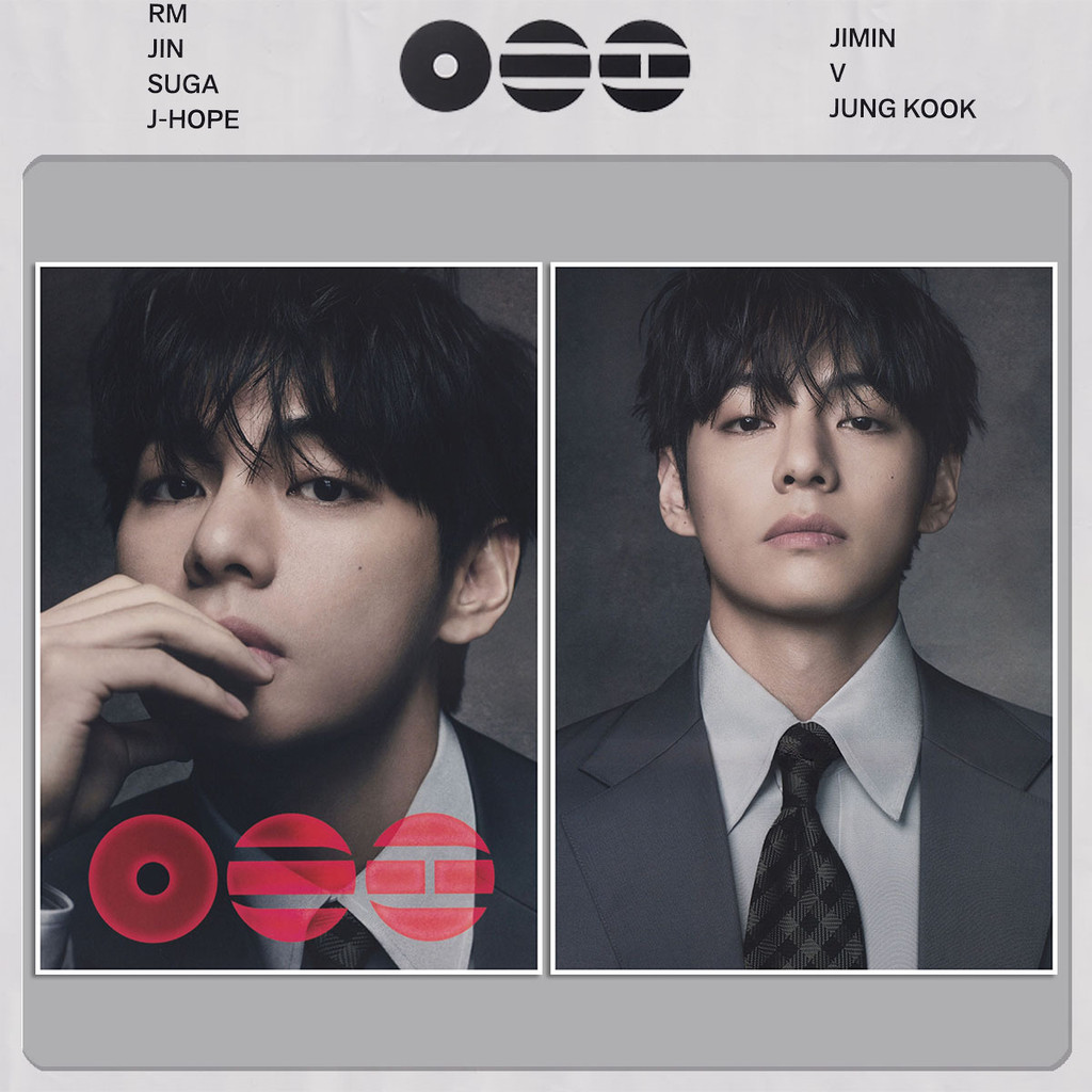 SQ3 2 Cái / bộ BTS Album thứ 5 ARIRANG Poster tự dính Trang trí tường phòng ngủ SUGA Stars Ngoại vi QS3