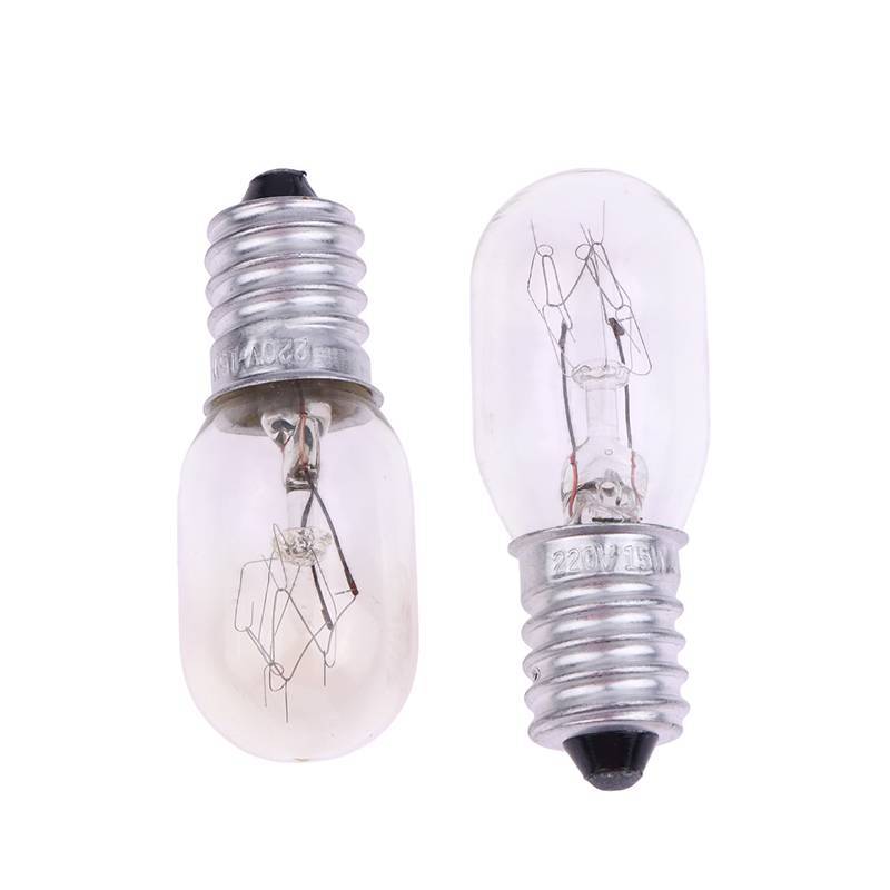 NS 2 Chiếc E14 15W Bóng Đèn Tủ Lạnh Chịu Nhiệt Độ Cao Lò Vi Sóng Thay Thế Máy Nướng Bánh Mì / Bóng Đèn Hơi NS