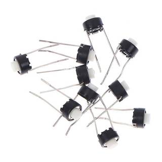 LJF 10 chiếc 6 * 6 * 5mm Nút công tắc cảm ứng DIP Xúc giác Tactile Nút ấn Micro Switch VN